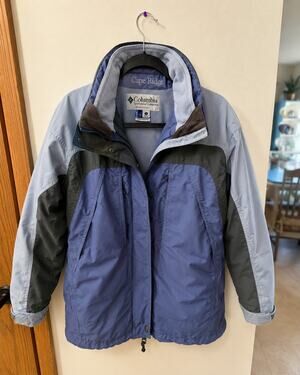Columbia Women's Interchange 3-in-1 Full Zip Jacket Blue Gray Size S